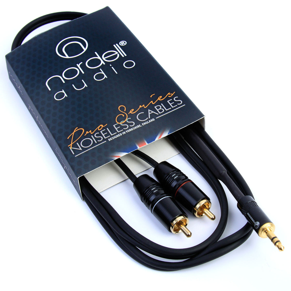 Câble RCA Audio Stéréo Cordon Prise Mini Jack 3.5mm Femelle au 2